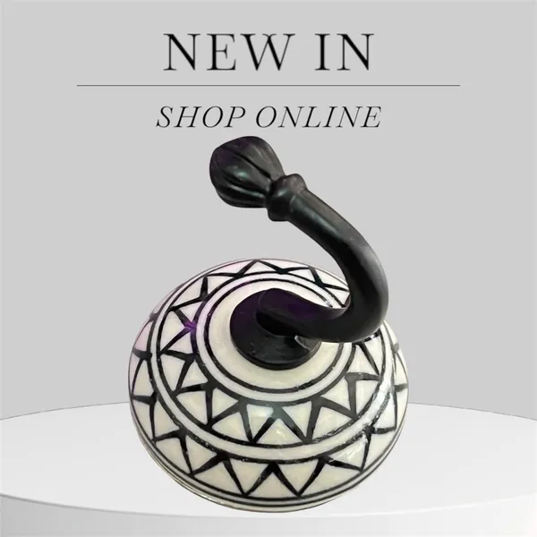 Pack_of_4_Multi_Black_-_Ceramic_Metal_Wall_Hook/Wall_Mounted_Single_Hook_Hanger_-_Black_Hook_(Size_3.5_Inch,_Hand_Painting)_(Multi_Black_-_)