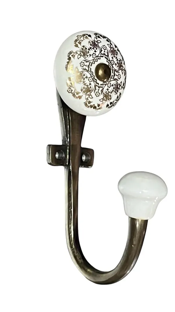 Pack_of_2_Ceramic_Metal_Wall_Mounted_Single_Hook_Hanger_-_Gold_Antique_Finish_(Size_5_Inch)
