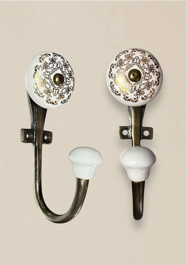 Pack_of_2_Ceramic_Metal_Wall_Mounted_Single_Hook_Hanger_-_Gold_Antique_Finish_(Size_5_Inch)