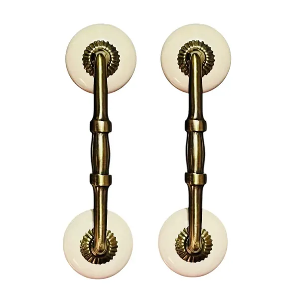 Ceramic_Door_Handle_Gold_Antique_Finish_-_(Size_6_Inch,_Iovery)_-_Hole_To_Hole_4_Inch_(Pack_Of_1_Handle)_(4_Inch)