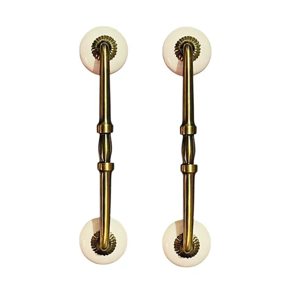 Ceramic_Door_Handle_Gold_Antique_Finish_-_(Size_8_Inch,_Iovery)_-_Hole_To_Hole_6_Inch_(Pack_Of_1_Handle)_(6_Inch)