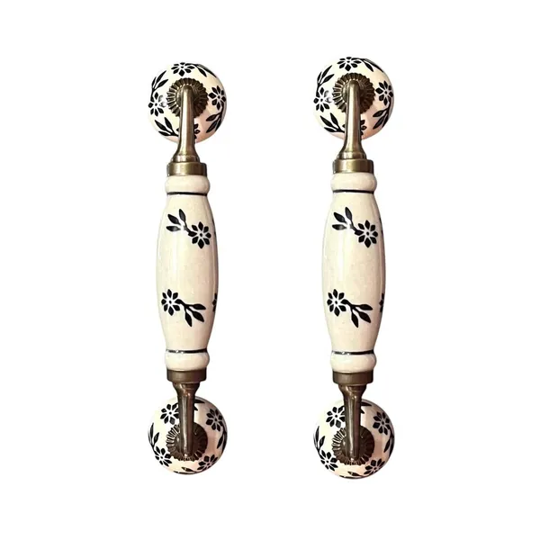 Ceramic_Door_Handle_Gold_Antique_Finish_(Size_-_8.5_Inch)_-_Hole_To_Hole_6.5_Inch_(Hand_Painting)_-_Pack_Of_1_Handle