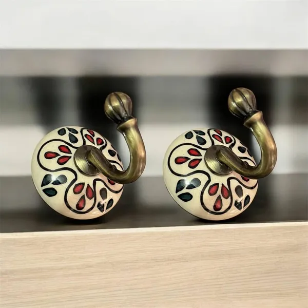 Maison_Belle_Ceramic_Metal_Wall_Hook/Wall_Mounted_Single_Hook_Hanger_-_Gold_Antique_Hook_(Size_3.5_Inch,_Hand_Painting)_-_Pack_of_2_(1._Pack_of_2)