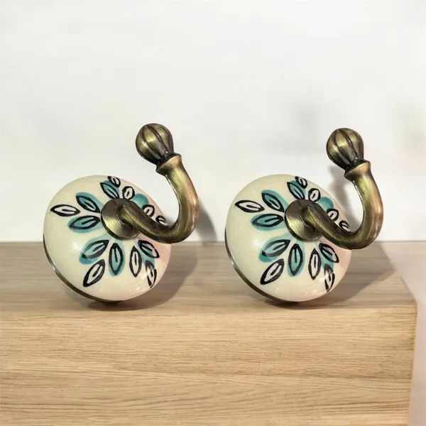 Maison_Belle_Ceramic_Metal_Wall_Hook/Wall_Mounted_Single_Hook_Hanger_-_Gold_Antique_Hook_(Size_3.5_Inch,_Hand_Painting)_-_Pack_of_2_(4._Pack_of_2)