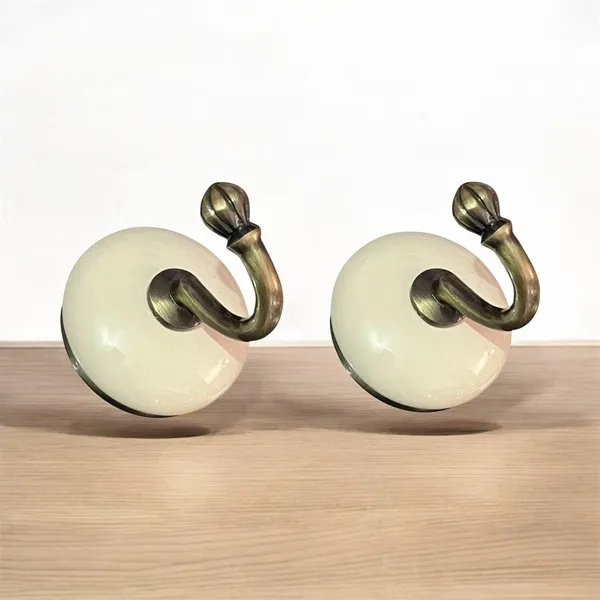 Maison_Belle_Ceramic_Metal_Wall_Hook/Wall_Mounted_Single_Hook_Hanger_-_GLOD_Antique_Hook_(Size_3.5_Inch)_-_Cream_(IOVERY)_-_Pack_of_2