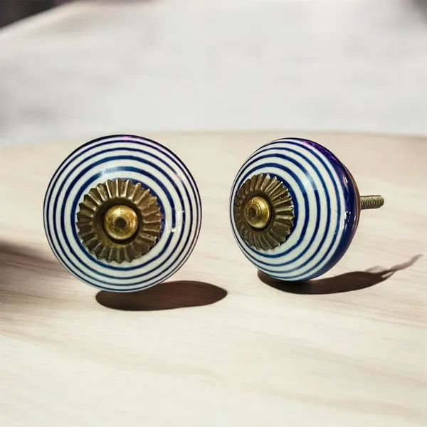 Maison_Belle_Ceramic_Door_Knobs_-_Gold_Antique_Finish_(Size_1.75_INCH,_Pack_of_6)_(Blue_Lines)