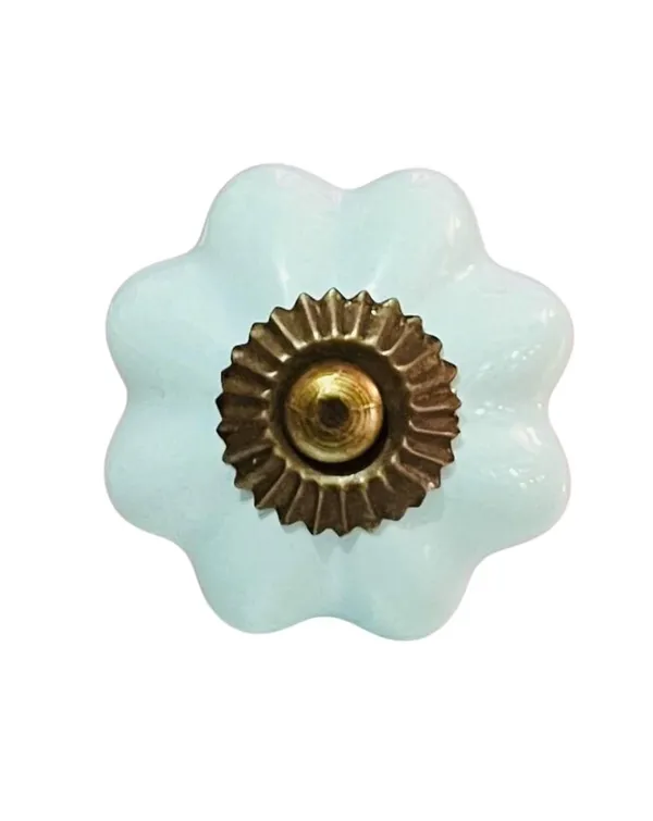 Maison_Belle_Ceramic_Door_Knobs_-_Gold_Antique_Finish_(Size_1.75_INCH,_Pack_of_6)_(Turquoise)
