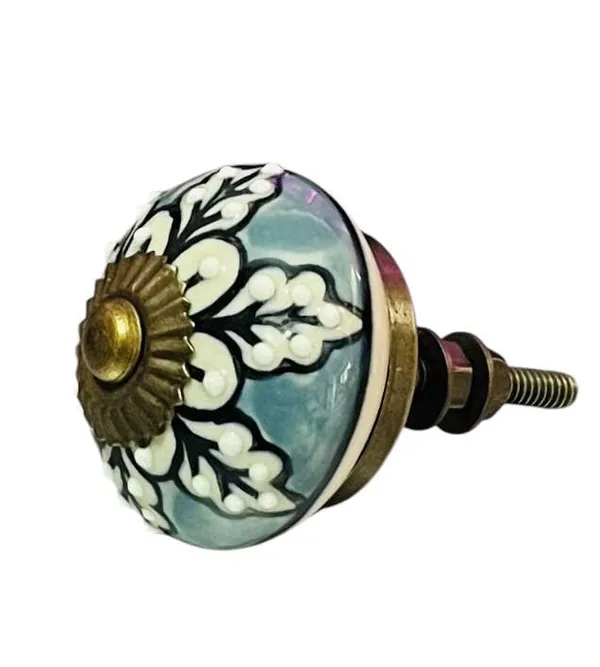 Maison_Belle_Ceramic_Door_Knobs_-_Gold_Antique_Finish_(Size_1.75_INCH,_Pack_of_6)_(Grey_Hand_Painting)