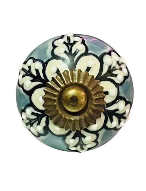 Maison_Belle_Ceramic_Door_Knobs_-_Gold_Antique_Finish_(Size_1.75_INCH,_Pack_of_6)_(Grey_Hand_Painting)