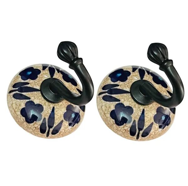 Maison_Belle_Ceramic_Metal_Wall_Hook/Wall_Mounted_Single_Hook_Hand_Painting_-_Black_Hook_(Size_3.5_Inch,_Marble_Shade)_-_Pack_of_2_(4.)