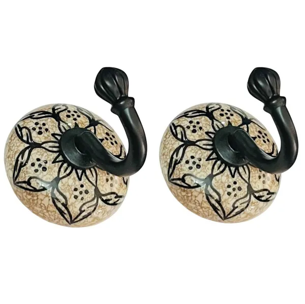 Maison_Belle_Ceramic_Metal_Wall_Hook/Wall_Mounted_Single_Hook_Hand_Painting_-_Black_Hook_(Size_3.5_Inch,_Marble_Shade)_-_Pack_of_2_(1.)