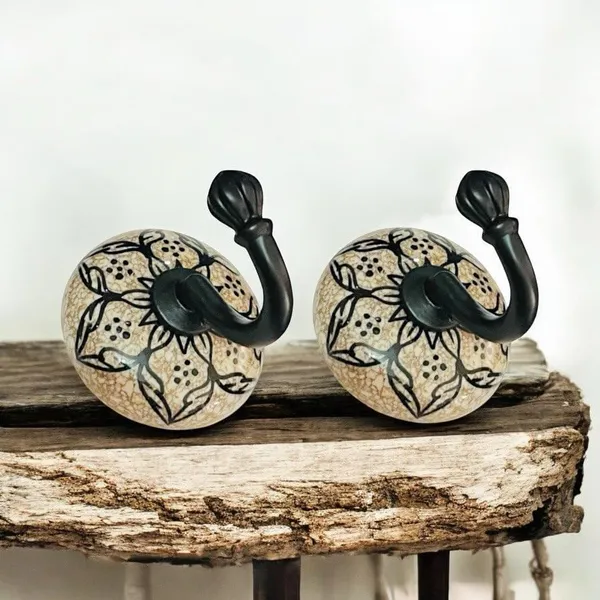 Maison_Belle_Ceramic_Metal_Wall_Hook/Wall_Mounted_Single_Hook_Hand_Painting_-_Black_Hook_(Size_3.5_Inch,_Marble_Shade)_-_Pack_of_2_(1.)