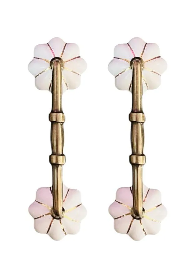 Maison_Belle_Ceramic_Door_Handle_Gold_Antique_Finish_-_(Size_6_Inch,_White_Gold_Strips)_-_Hole_to_Hole_4_INCH_(Pack_of_1_Handle)_(4_INCH)