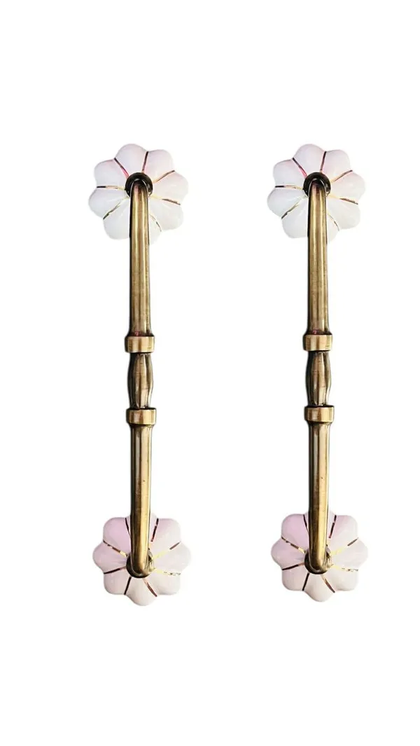 Maison_Belle_Ceramic_Door_Handle_Gold_Antique_Finish_-_(Size_8_Inch,_White_Gold_Strips)_-_Hole_to_Hole_6_INCH_(Pack_of_1_Handle)_(6_INCH)
