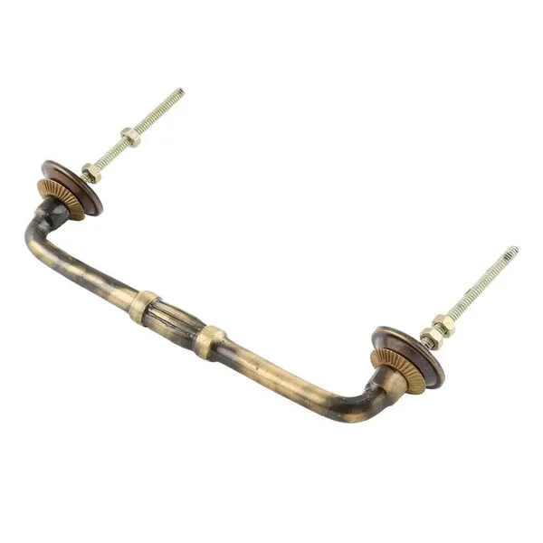 Maison_Belle_Ceramic_Door_Handle_Gold_Antique_Finish_-_(Size_6_Inch,_IOVERY_Gold_Strips)_-_Hole_to_Hole_4_INCH_(Pack_of_1_Handle)_(4_INCH)