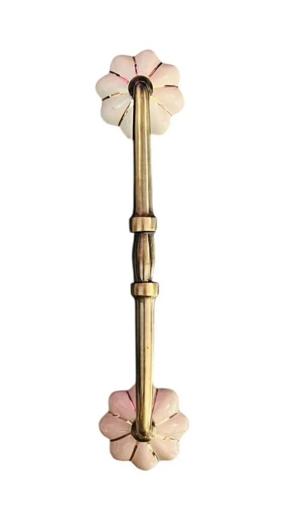 Maison_Belle_Ceramic_Door_Handle_Gold_Antique_Finish_-_(Size_8_Inch,_IOVERY_Gold_Strips)_-_Hole_to_Hole_6_INCH_(Pack_of_1_Handle)_(6_INCH)