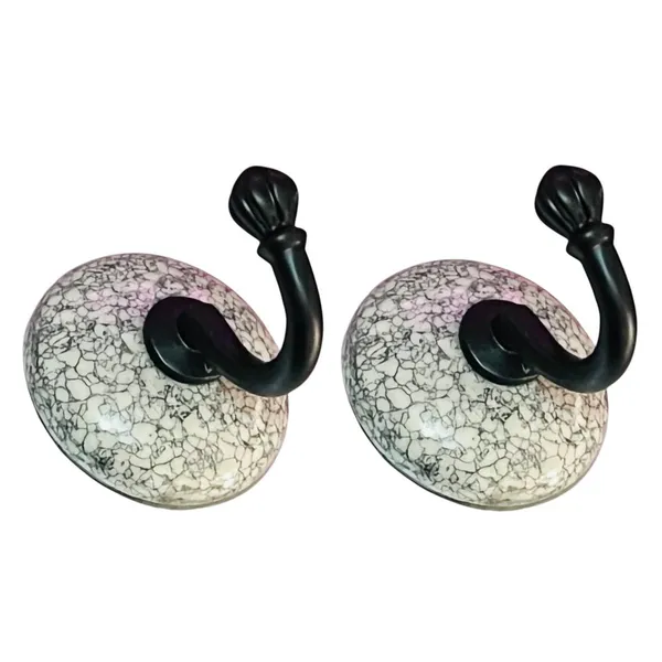 Maison_Belle_Ceramic_Metal_Wall_Hook/Wall_Mounted_Single_Hook_Hand_Painting_-_Black_Hook_(Size_3.5_Inch,_Marble_Shades)_-_Pack_of_2_(1.)