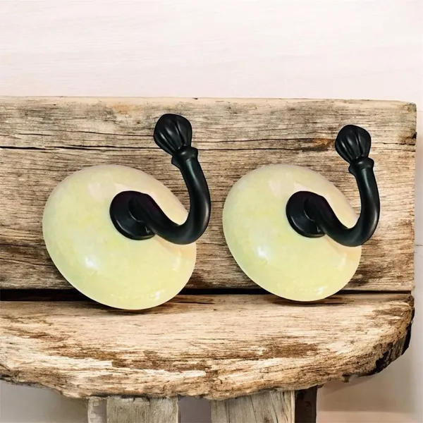 Maison_Belle_Ceramic_Metal_Wall_Hook/Wall_Mounted_Single_Hook_Hand_Painting_-_Black_Hook_(Size_3.5_Inch,_Marble_Shades)_-_Pack_of_2_(5.)