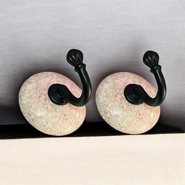 Maison_Belle_Ceramic_Metal_Wall_Hook/Wall_Mounted_Single_Hook_Hand_Painting_-_Black_Hook_(Size_3.5_Inch,_Marble_Shades)_-_Pack_of_2_(6.)