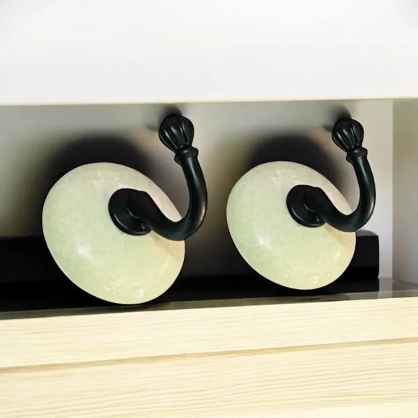 Maison_Belle_Ceramic_Metal_Wall_Hook/Wall_Mounted_Single_Hook_Hand_Painting_-_Black_Hook_(Size_3.5_Inch,_Marble_Shades)_-_Pack_of_2_(7.)