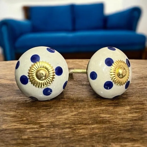 Maison_Belle_Ceramic_Door_Knobs_-_Brass_Metal_Fittings_(Size_1.75_INCH,_Pack_of_6)_Blue_DOT