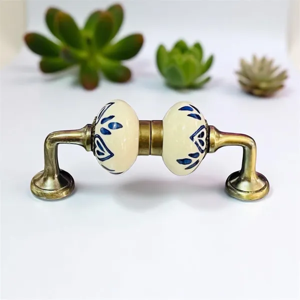 Maison_Belle_Ceramic_Door_Handle_Gold_Antique_Finish_-_(Size_5_Inch,_Hand_Painted)_-_Pack_of_1_(2._Hand_Painting)