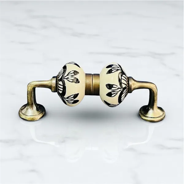 Maison_Belle_Ceramic_Door_Handle_Gold_Antique_Finish_-_(Size_5_Inch,_Hand_Painted)_-_Pack_of_1_(6._Hand_Painting)