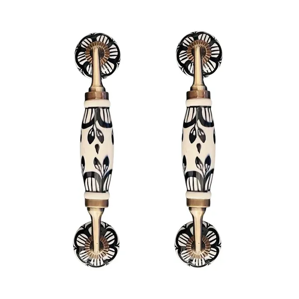 Maison_Belle_Ceramic_Door_Handle_Gold_Antique_Finish_(Size_-_8.5_INCH)_-_Hole_to_Hole_6.5_INCH_-_Pack_of_1_Handle_(3._Size_8.5_INCH_Hand_Paiting)