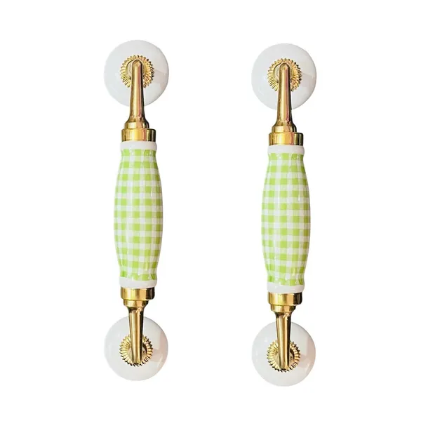 Maison_Belle_Ceramic_Door_Handle_Brass_Finish_(Size_-_8.5_INCH)_-_Hole_to_Hole_6.5_INCH_-_Pack_of_1_Handle_(Brass_-_Green)