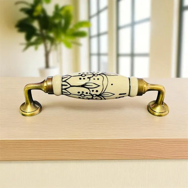Maison_Belle_Ceramic_Door_Handle_Gold_Antique_Finish_-_(Size_6_Inch,_Hand_Painted)_(3.)