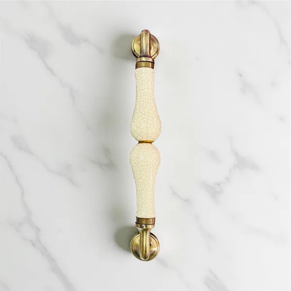 Maison_Belle_Ceramic_Door_Handle_Gold_Antique_Finish_-_(Size_10_Inch)_-_Hole_to_Hole_9_INCH_(Pack_of_1_Handle)_(Cream_Crackle)
