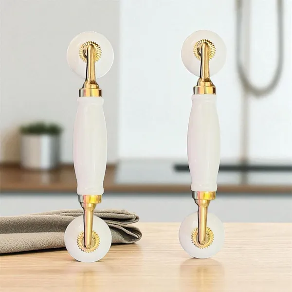 Maison_Belle_Ceramic_Door_Handle_Brass_Finish_(Size_-_8.5_INCH)_-_Hole_to_Hole_6.5_INCH_-_Pack_of_1_Handle_(Brass)_(Plain_White)