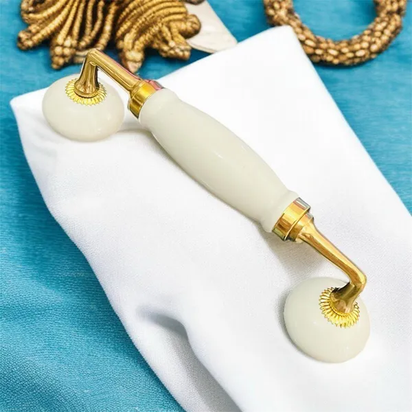 Maison_Belle_Ceramic_Door_Handle_Brass_Finish_(Size_-_8.5_INCH)_-_Hole_to_Hole_6.5_INCH_-_Pack_of_1_Handle_(Brass)_(Plain_White)