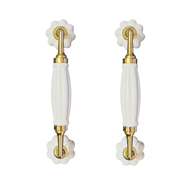 Maison_Belle_Ceramic_Door_Handle_Brass_Finish_(Size_-_8.5_INCH)_-_Hole_to_Hole_6.5_INCH_-_Pack_of_1_Handle_(Brass)_(Melon_White)