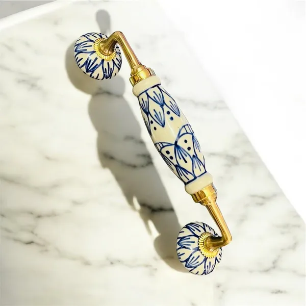 Maison_Belle_Ceramic_Door_Handle_Brass_Finish_(Size_-_8.5_INCH)_-_Hole_to_Hole_6.5_INCH_-_Pack_of_1_Handle_(Brass)_(Blue_Hand_Painting)