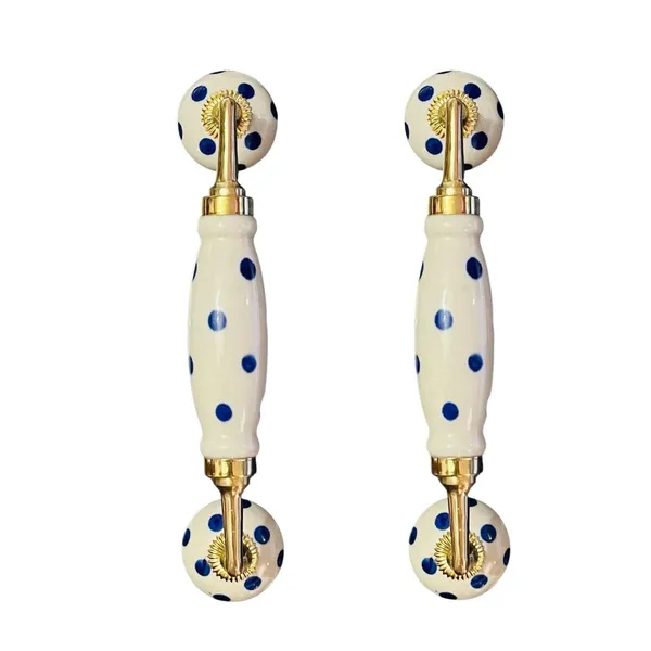 Maison_Belle_Ceramic_Door_Handle_Brass_Finish_(Size_-_8.5_INCH)_-_Hole_to_Hole_6.5_INCH_-_Pack_of_1_Handle_(Brass)_(Blue_DOT)