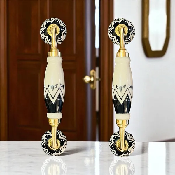 Maison_Belle_Ceramic_Door_Handle_Brass_Finish_(Size_-_8.5_INCH)_-_Hole_to_Hole_6.5_INCH_-_Pack_of_1_Handle_(Brass)_(Black_Hand_Painted_1)