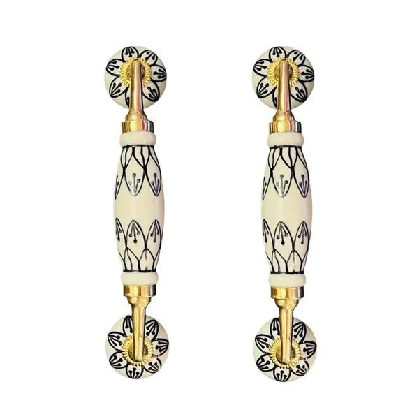 Maison_Belle_Ceramic_Door_Handle_Brass_Finish_(Size_-_8.5_INCH)_-_Hole_to_Hole_6.5_INCH_-_Pack_of_1_Handle_(Brass)_(Black_Hand_Painted_2)
