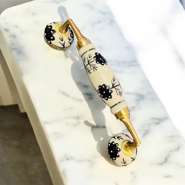 Maison_Belle_Ceramic_Door_Handle_Brass_Finish_(Size_-_8.5_INCH)_-_Hole_to_Hole_6.5_INCH_-_Pack_of_1_Handle_(Brass)_(Black_Hand_Painting_3)