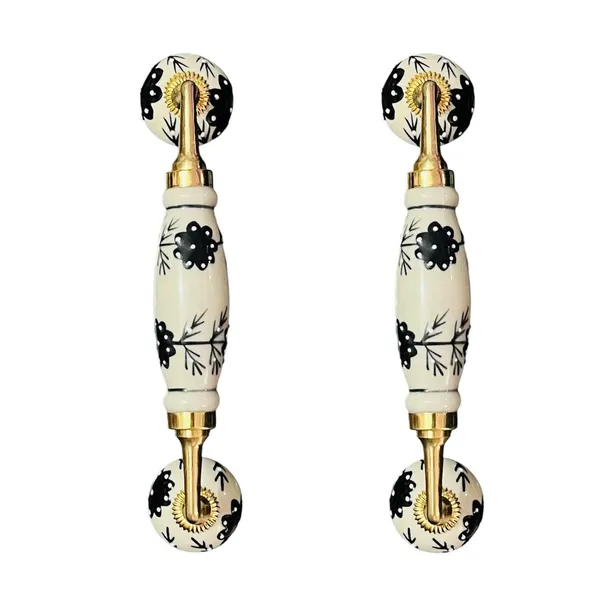 Maison_Belle_Ceramic_Door_Handle_Brass_Finish_(Size_-_8.5_INCH)_-_Hole_to_Hole_6.5_INCH_-_Pack_of_1_Handle_(Brass)_(Black_Hand_Painting_3)