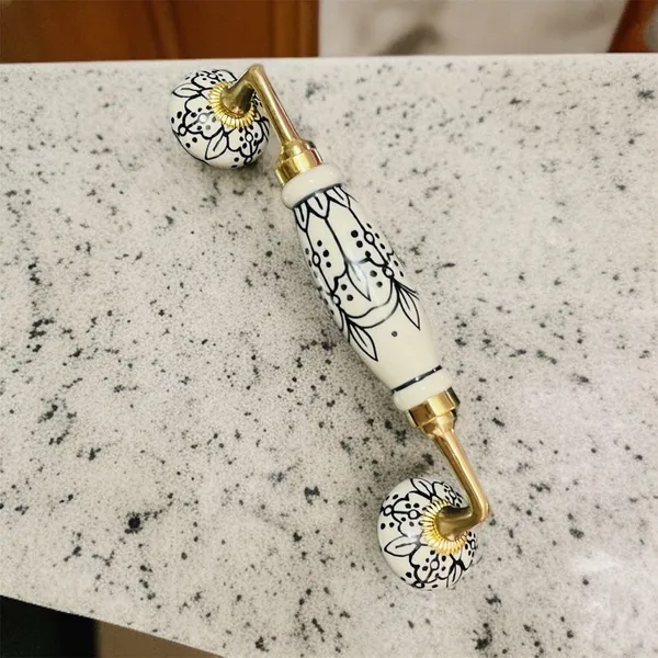 Maison_Belle_Ceramic_Door_Handle_Brass_Finish_(Size_-_8.5_INCH)_-_Hole_to_Hole_6.5_INCH_-_Pack_of_1_Handle_(Brass)_(Black_Hand_Painting_4)