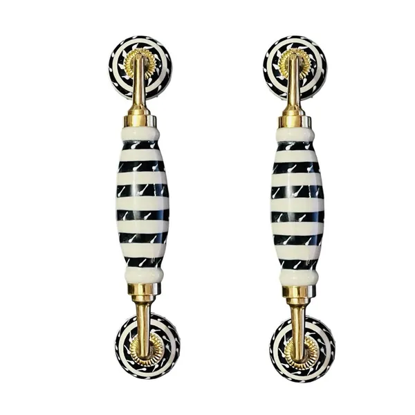 Maison_Belle_Ceramic_Door_Handle_Brass_Finish_(Size_-_8.5_INCH)_-_Hole_to_Hole_6.5_INCH_-_Pack_of_1_Handle_(Brass)_(Black_Hand_Painting_7)