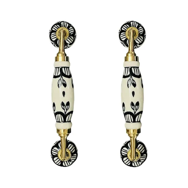 Maison_Belle_Ceramic_Door_Handle_Brass_Finish_(Size_-_8.5_INCH)_-_Hole_to_Hole_6.5_INCH_-_Pack_of_1_Handle_(Brass)_(Black_Hand_Painting_8)