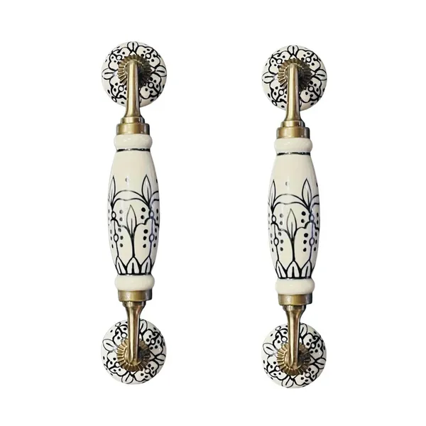 Maison_Belle_Ceramic_Door_Handle_Gold_Antique_Finish_(Size_-_8.5_INCH)_-_Hole_to_Hole_6.5_INCH_-_Pack_of_1_Handle_(18._Size_8.5_INCH_Hand_Painted)