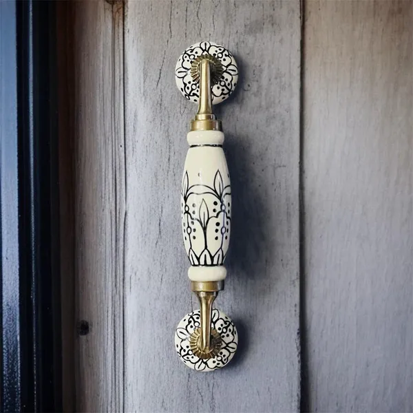 Maison_Belle_Ceramic_Door_Handle_Gold_Antique_Finish_(Size_-_8.5_INCH)_-_Hole_to_Hole_6.5_INCH_-_Pack_of_1_Handle_(18._Size_8.5_INCH_Hand_Painted)