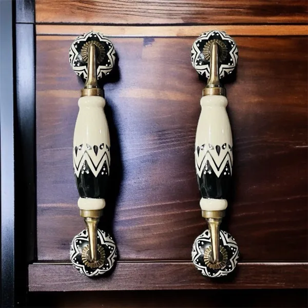 Maison_Belle_Ceramic_Door_Handle_Gold_Antique_Finish_(Size_-_8.5_INCH)_-_Hole_to_Hole_6.5_INCH_-_Pack_of_1_Handle_(19._Size_8.5_INCH_Hand_Painted)