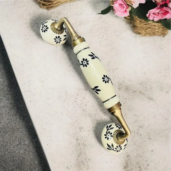 Maison_Belle_Ceramic_Door_Handle_Gold_Antique_Finish_(Size_-_8.5_INCH)_-_Hole_to_Hole_6.5_INCH_-_Pack_of_1_Handle_(20._Size_8.5_INCH_Hand_Painted)