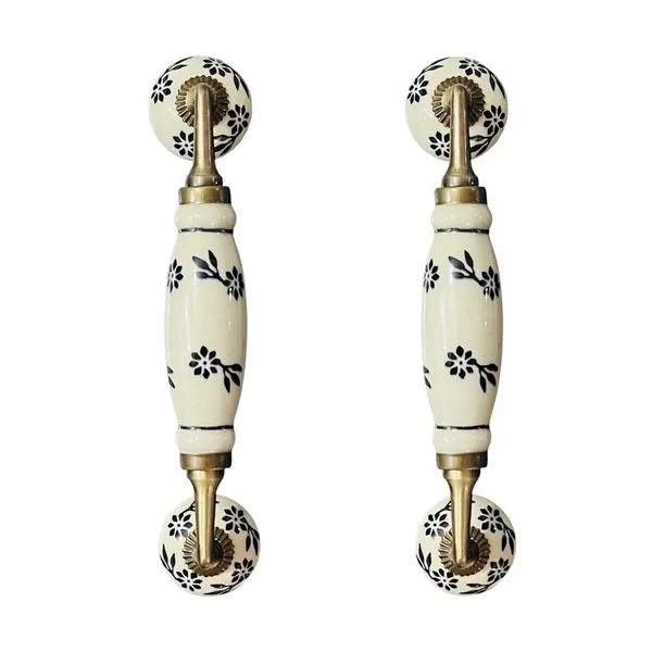 Maison_Belle_Ceramic_Door_Handle_Gold_Antique_Finish_(Size_-_8.5_INCH)_-_Hole_to_Hole_6.5_INCH_-_Pack_of_1_Handle_(20._Size_8.5_INCH_Hand_Painted)