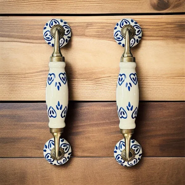 Maison_Belle_Ceramic_Door_Handle_Gold_Antique_Finish_(Size_-_8.5_INCH)_-_Hole_to_Hole_6.5_INCH_-_Pack_of_1_Handle_(21._Size_8.5_INCH_Hand_Painted)