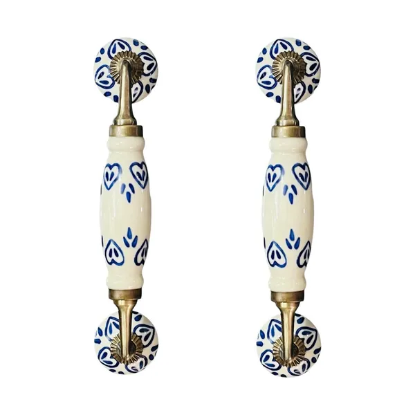 Maison_Belle_Ceramic_Door_Handle_Gold_Antique_Finish_(Size_-_8.5_INCH)_-_Hole_to_Hole_6.5_INCH_-_Pack_of_1_Handle_(21._Size_8.5_INCH_Hand_Painted)